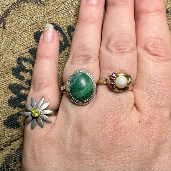 Silver and gemstone ring - Picture 9 of 12